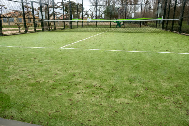 Construction terrain de tennis en gazon synthétique toulon