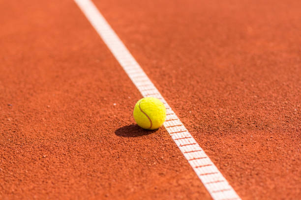 construction court de tennis en terre battue à Angers